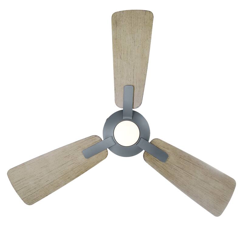 Mykonos 52 Inch 3-Blade Smart Fan with 6-Speed DC Motor and LED Light