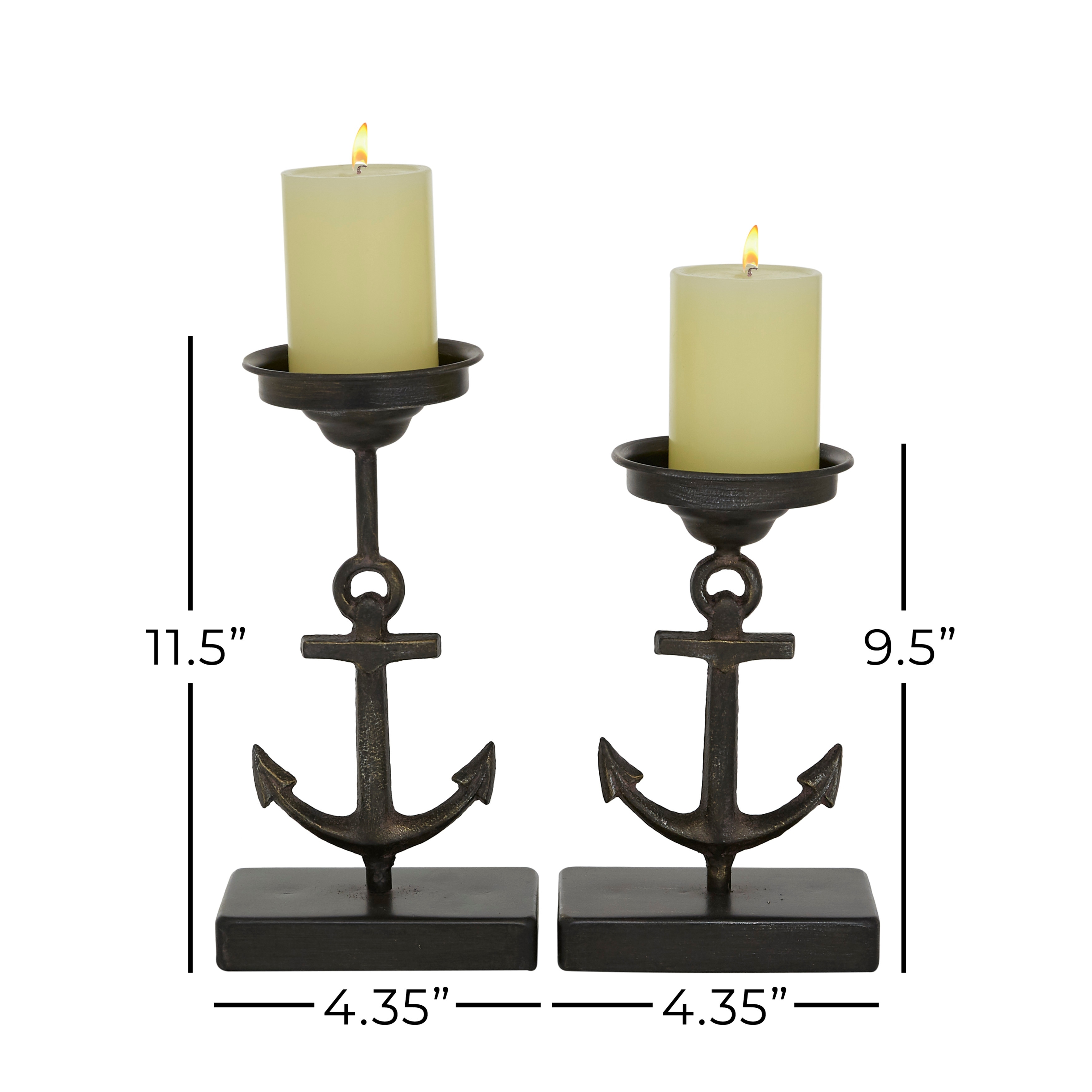 Decorative Wall Shelf Set Includes 4x6 Picture Frame and Votive Candle Holder 