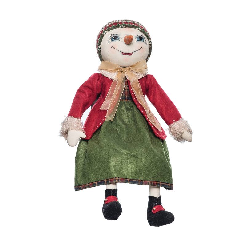 Lucinda Christmas and Holiday Figure Gathered Traditions Joe Spencer Figurine - Multicolored