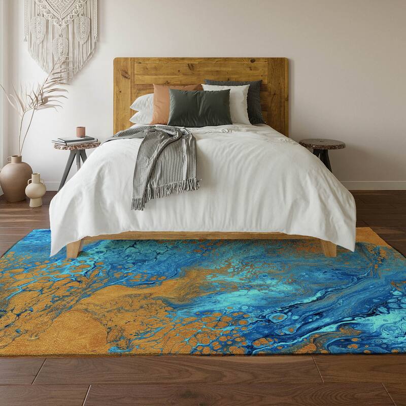 Premium Washable Super Soft Abstract Contemporary Mayfield Rug
