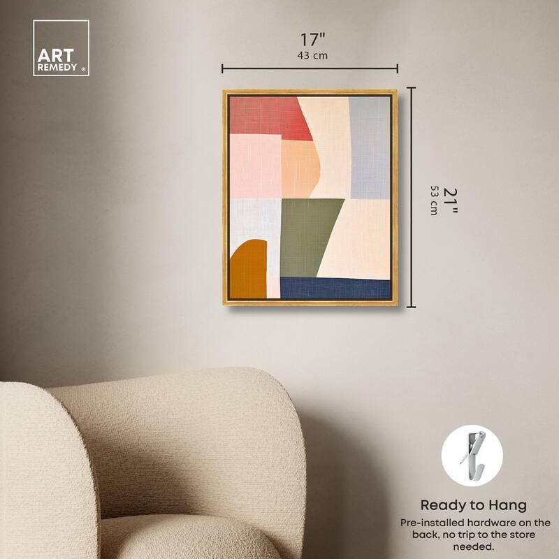 Planar Patchwork I Canvas by Art Remedy