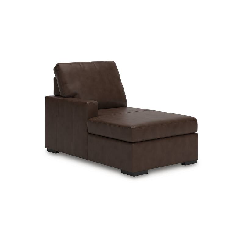 Signature Design by Ashley Modern Day Dark Brown 3-Piece Sectional with Chaise