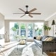 preview thumbnail 176 of 193, 42/48/52/56/60/65-IN LED Ceiling Fan with Light Kit and Remote(5/6/7/8-Blade)