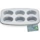 preview thumbnail 4 of 2, 6-Cup Muffin Pan Set - Blue, Teal, Marble, Golden, Cream Marble