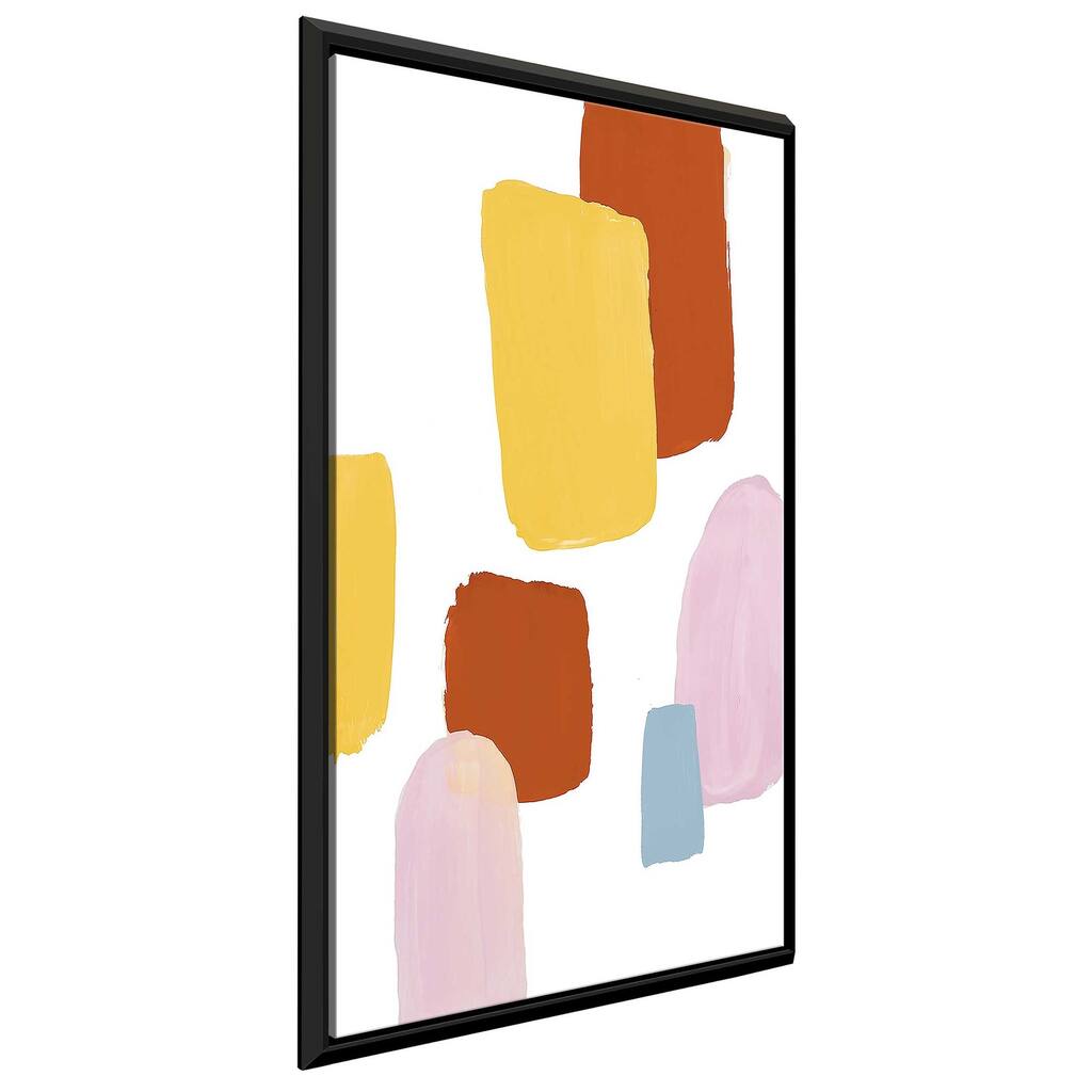 "Floating Shapes II" Print on Floating Canvas