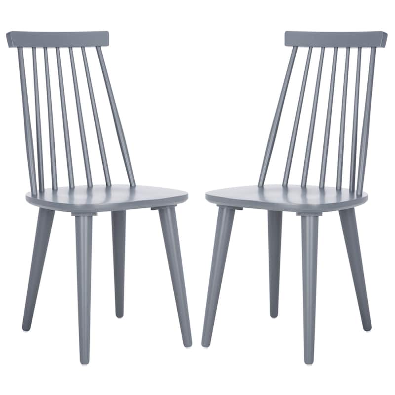SAFAVIEH Gwennaelle Spindle Back Side Chair (Set of 2) - 17.3" W x 20.7" L x 36" H - 17"Wx21"Dx36"H