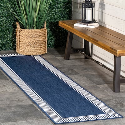 Nuloom Leah Classic Bordered Indoor/Outdoor Area Rug