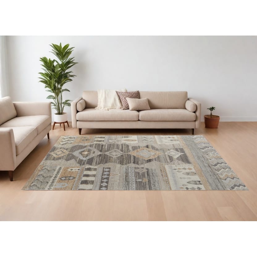HomeRootsMoroccan Bohemian Rectangle Area Rug