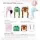 preview thumbnail 2 of 5, DolliBu Zoo Animal Plush Hat Set of 4 Warm Hat with Ear Flaps - One Size