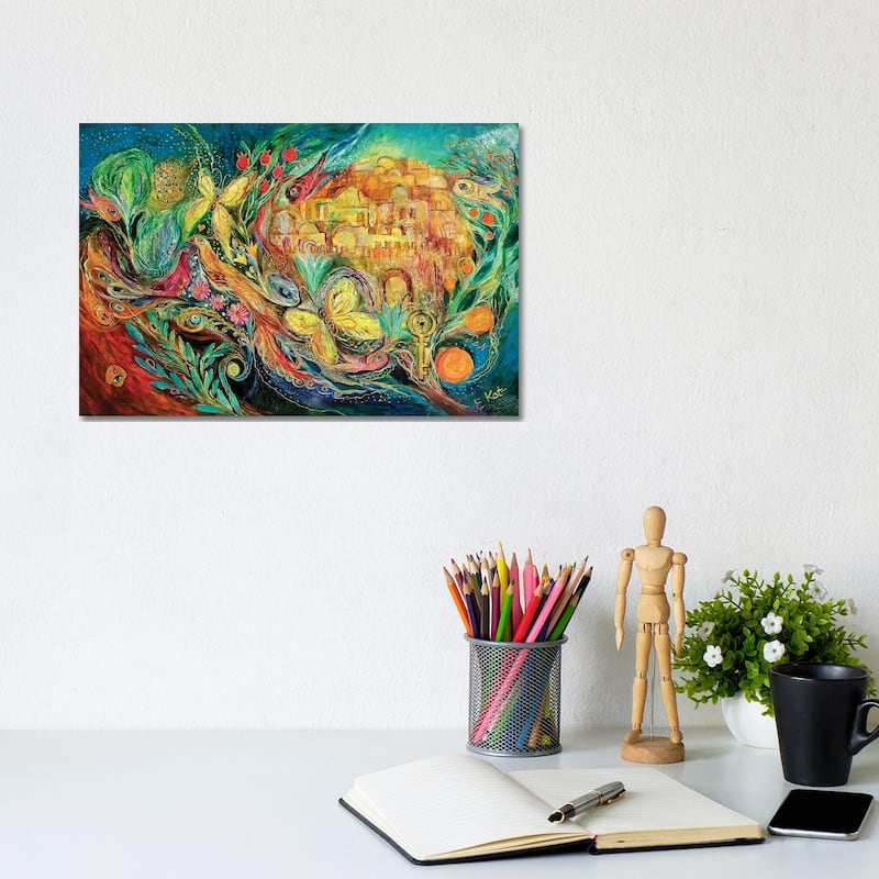 iCanvas "The Key Jerusalem" by Elena Kotliarker Canvas Print - 8x12x0.75