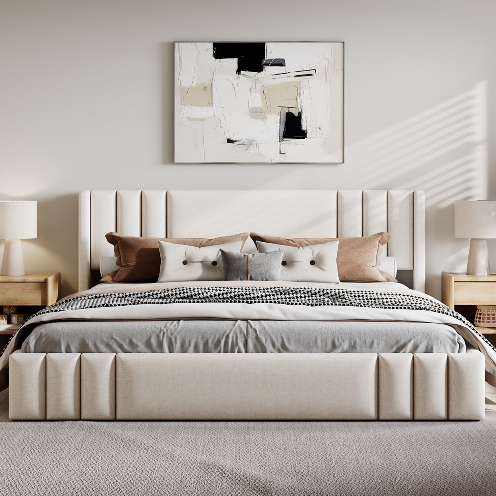 Upholstered Platform Bed Frame
