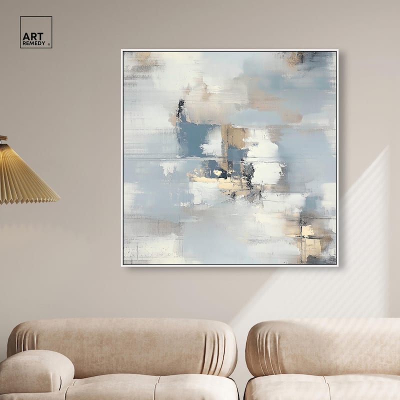 Morning Mist Over the Water Canvas by Art Remedy
