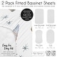 preview thumbnail 6 of 4, Sweet Jojo Designs Ocean Seashells Boy, Girl, Unisex/Gender Neutral 2 Pack Baby Bassinet Fitted Sheets Blue Nautical Beach Theme