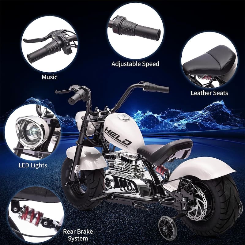 Kids Electric Off-Road Dirt Bike,36V Motorcycle with Top Speed of 16.5 Mph