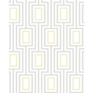 A-Street Prints Citrine Metro Mod Wallpaper
