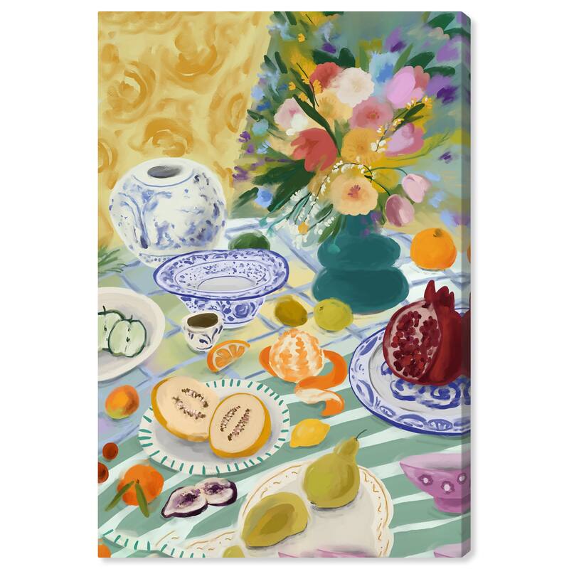 Wynwood Studio Canvas Food and Cuisine Fruits at your own choice Yellow and Modern & Contemporary Wall Art Canvas Print