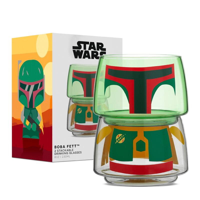Star Wars™ Stackable Character Collection Boba Fett Stackable Glasses - 8 oz - 8 oz