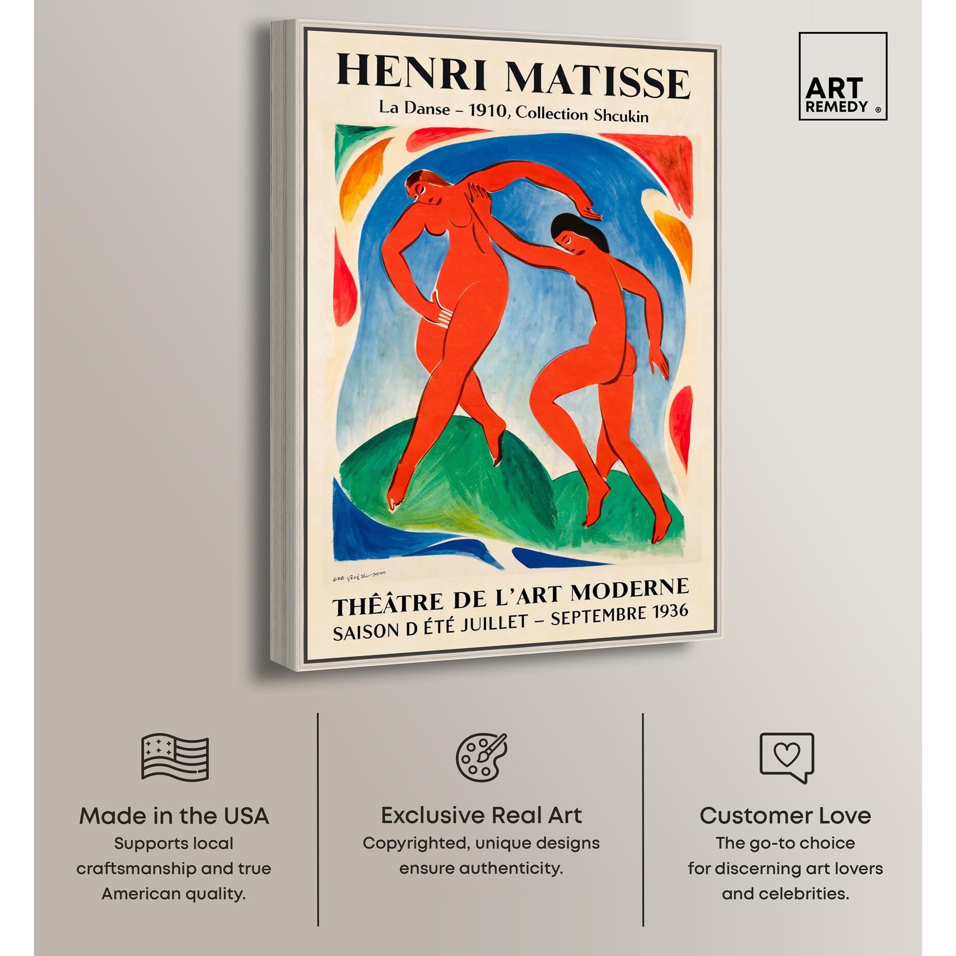Dance by Henri Matisse Canvas by Art Remedy - Overstock - 42958783