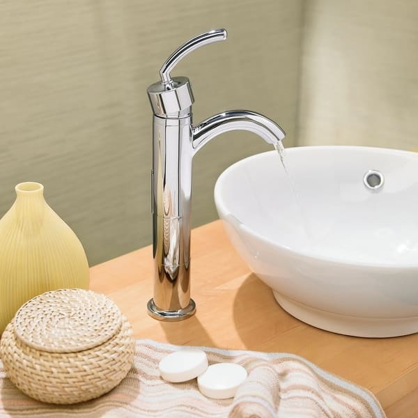 Shop Moen S6500 Single Handle Single Hole Bathroom Faucet From The