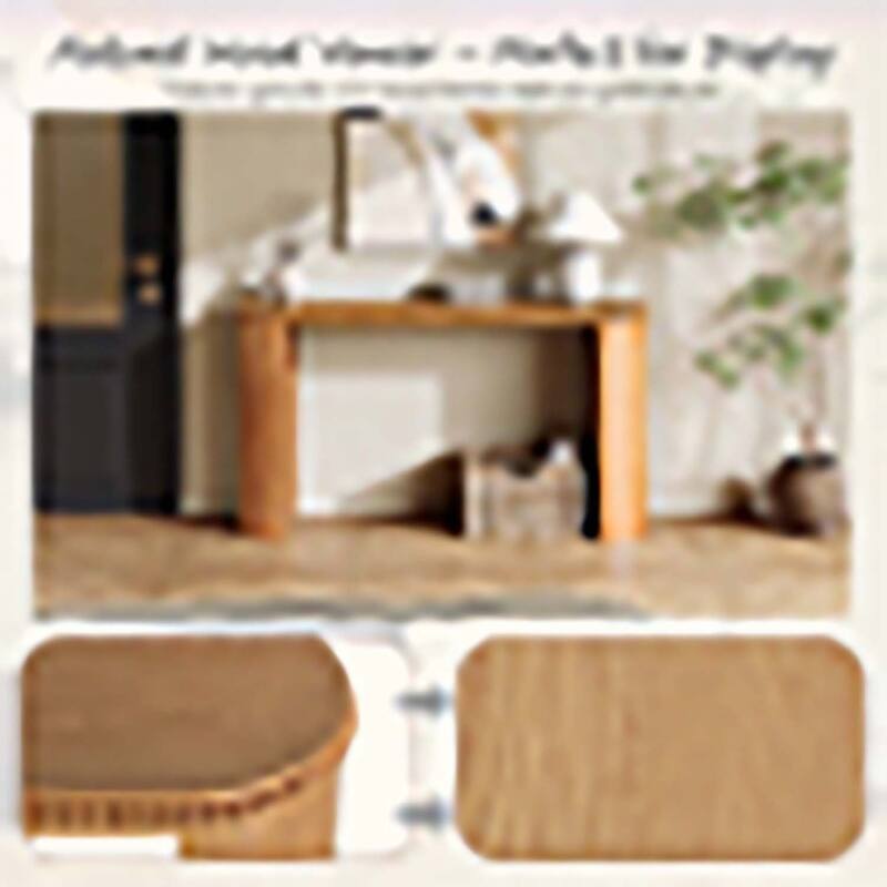 Elegant Console Table with Beaded Trim and Reversible Curved Legs,for Hallway, Living Room