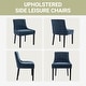 preview thumbnail 39 of 55, RENEWLINE Mid-Century Modern Corduroy Upholstered Dining Chairs with Solid Wood Legs