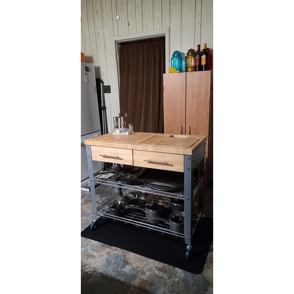 Chris & Chris Stadium Kitchen 1.5-inch thick Work Station ...