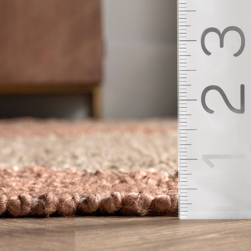 Nuloom Pandora Diamond Jute Area Rug