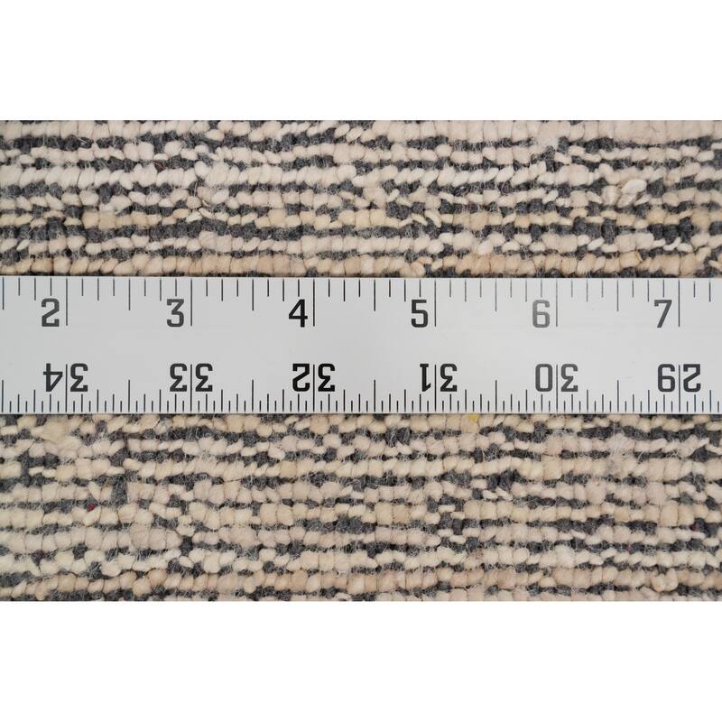 Hand Knotted Oriental Viscose Silk Carpet Tribal Animal Pictorial Beige & Ivories Gabbeh Area Rug - 11' 7'' X 9' 1''
