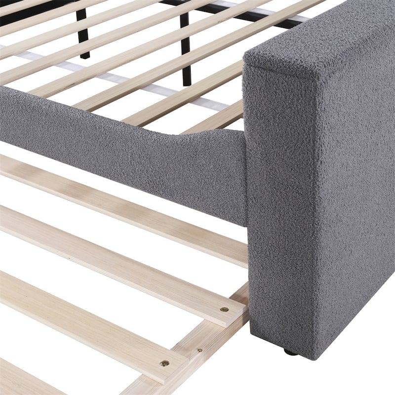 Full Size Upholstered Daybed w/ Integrated Bluetooth Audio System