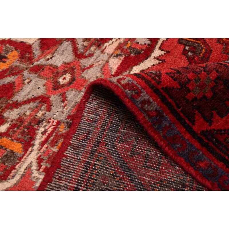 ECARPETGALLERY Hand-knotted Andelz Red Wool Rug - 3'6 x 6'11