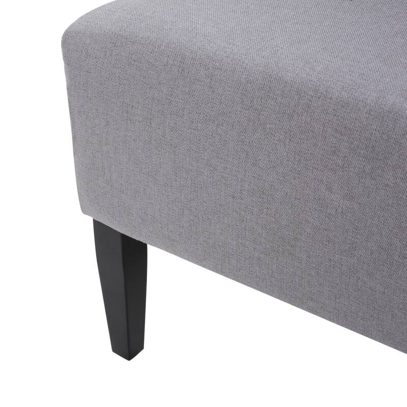 Modern Upholstered Fabric Dining Chair with Padded Seat, High Back and Birch Wood Legs for Dining Room Living Room Bedroom