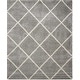 preview thumbnail 44 of 120, Nourison Brisbane Large Diamond Geometric Modern Shag Area Rug