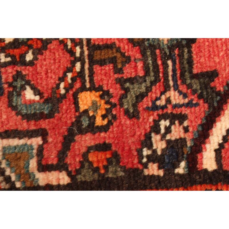 ECARPETGALLERY Hand-knotted Andelz Red Wool Rug - 2'9 x 6'11