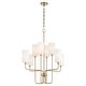 preview thumbnail 4 of 6, Quorum International 698-8 Charlotte 8 Light 30" Wide Chandelier