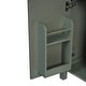 preview thumbnail 23 of 53, GDFStudio - Cielo 24" Bathroom Vanity with Ceramic Sink, 2 Soft Close Drawers, Door & Storage Racks