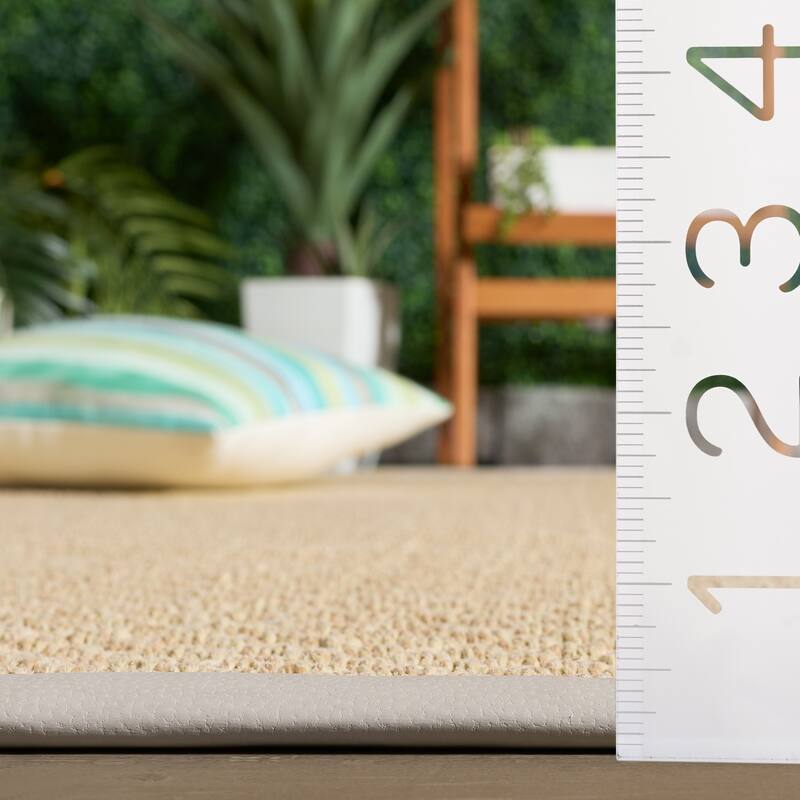 SAFAVIEH Napa Faux Sisal Meret Washable Indoor/Outdoor Rug - Weather Resistant & Easy Cleaning