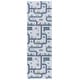 preview thumbnail 1 of 3, SAFAVIEH Tacoma Kids Jani Kids & Tween Rug 2'6" x 8' Runner - Ivory/Grey