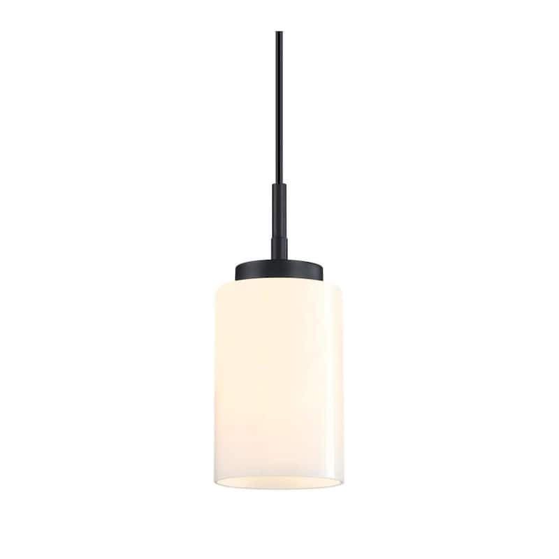 Westinghouse 6135400 Shamus 5" Wide Mini Pendant - Black