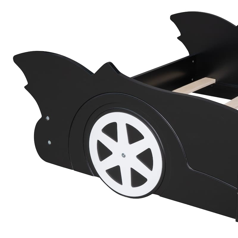 Kids Race Car-Shaped Platform Bed