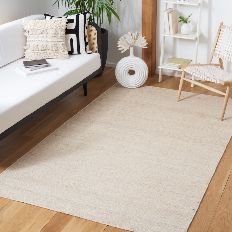 SAFAVIEH Handmade Natural Fiber Estefani Jute & Wool Rug - 8' x 10' - Natural/Beige