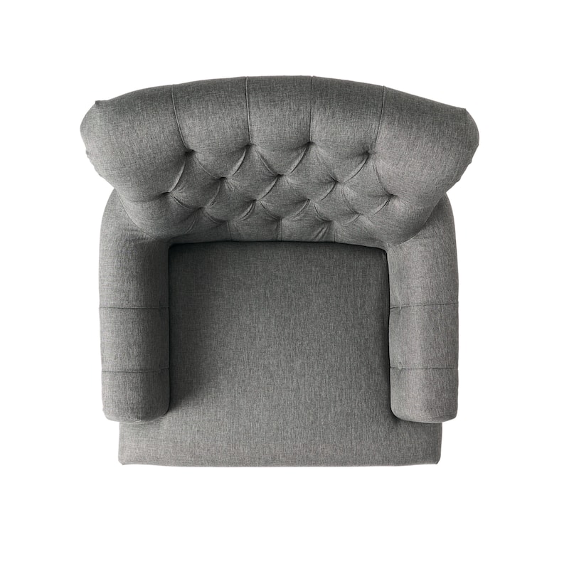33.5" Upholstered Club Chair
