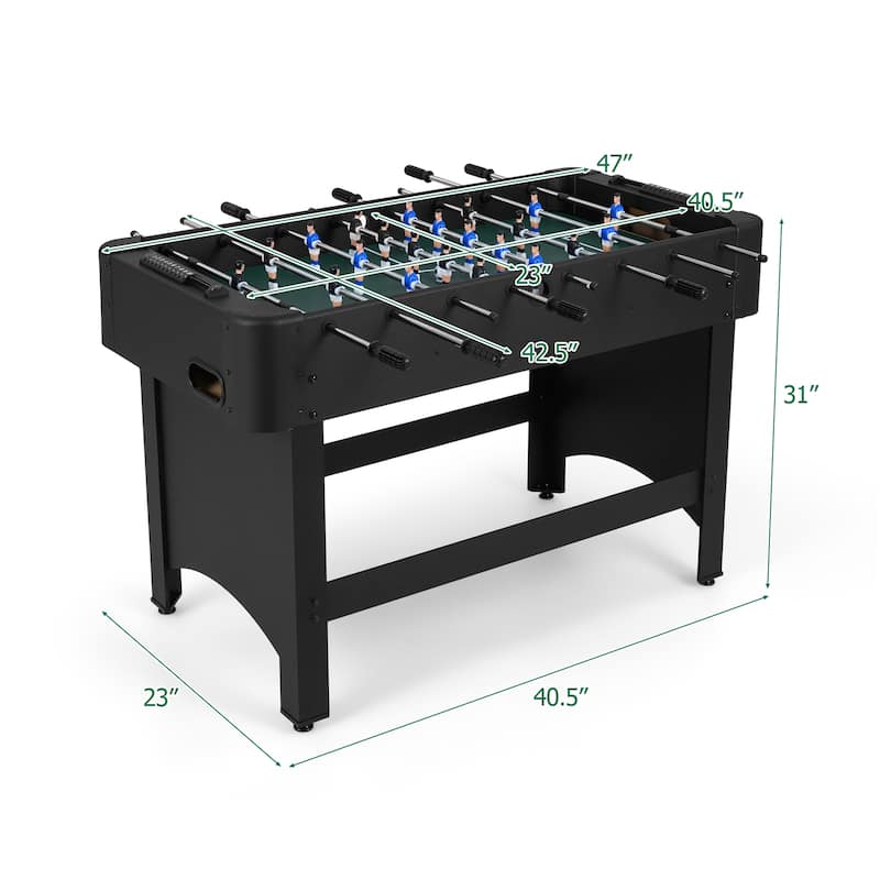 Gymax 47'' Competition Full Size Soccer Game Table w/22 Players 2