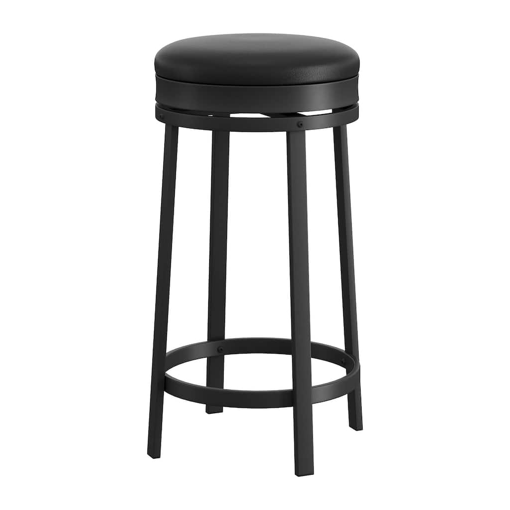Swivel Bar Stools set of 1/2/4, 24" Counter Height Bar Stools with Footrest