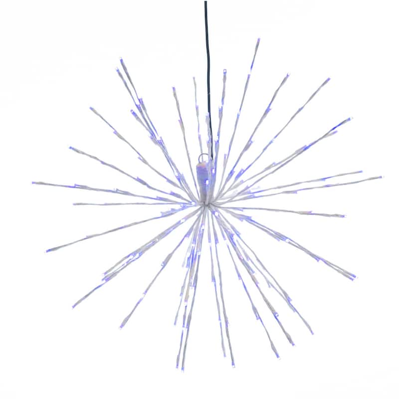 Christmas LED Spritzer Pure White and Red 32 Inch