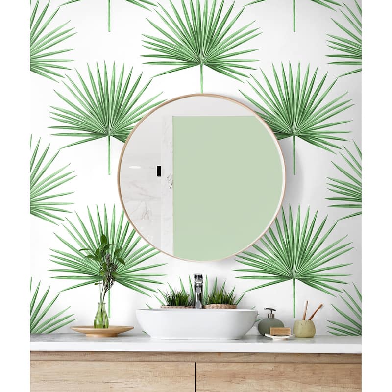Harry & Grace Pacific Palm Peel and Stick Wallpaper