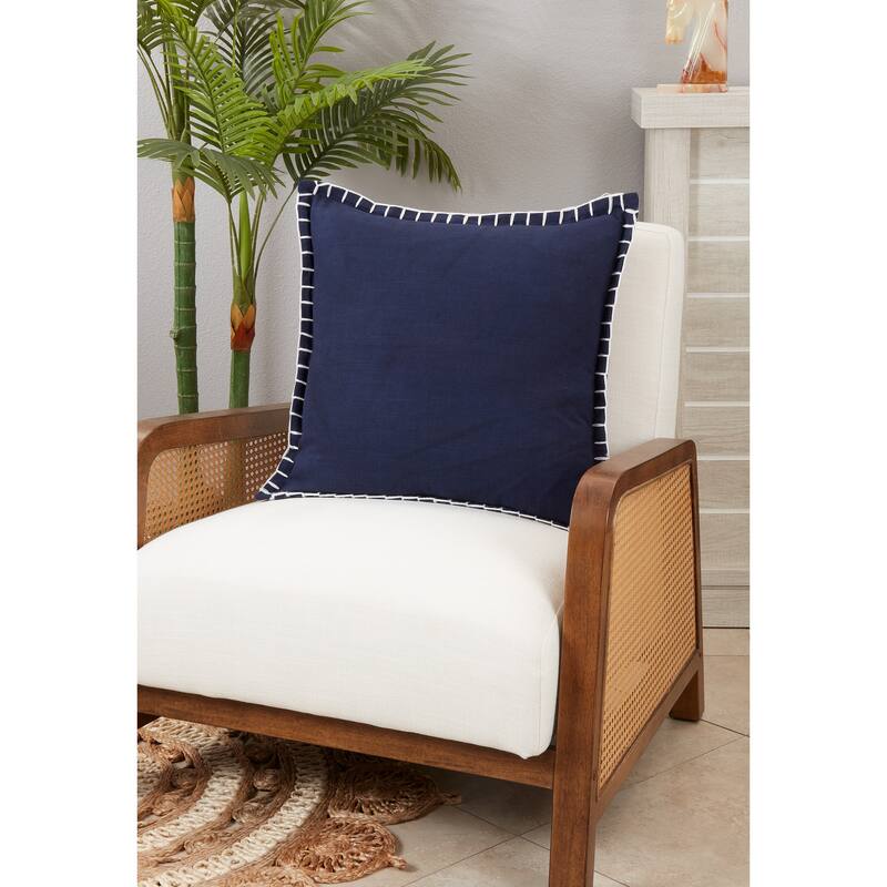 Simple Elegance Chunky Whip Stitch Throw Pillow