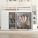 preview thumbnail 4 of 38, Full Size Functional And Stylish Wood Loft Bed With Built-in Wardrobes,Cabinets And Drawers