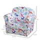 preview thumbnail 5 of 3, Kid's Sofa Armchair with Design and Thick Padding - 19.75" L x 15.25" W x 17.25" H