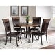 preview thumbnail 14 of 16, Linon Franklin 5-piece Industrial Dining Set Oak