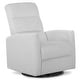 preview thumbnail 7 of 10, Evolur Reevo Glider Swivel Misty Grey